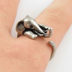 Jewelry - ππ Antiqued Silver Elephant Ring Jewelry - ππ Antiqued Silver Elephant Ring